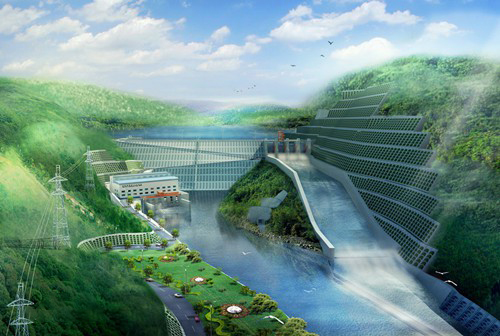 歙县老挝南塔河1号水电站项目